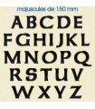 Lettres en Celtic 150mm et 105mm