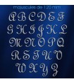 Lettres en French Script 120mm et 45mm
