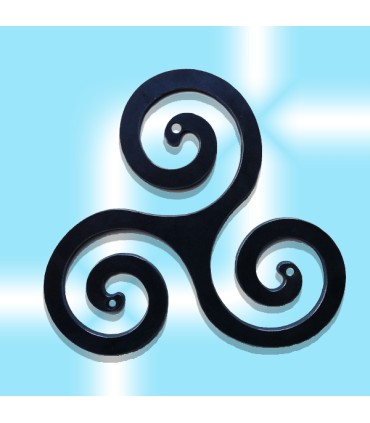 Triskel en fer 6 mm d'épaisseur, dimension 500x540mm