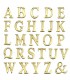 Lettres de maison / lettres de rue • Majuscules au détail • Laiton poli verni • 50mm hauteur
