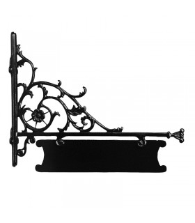 Enseigne publicitaire • Fonte • 65 cm (h) x 80 cm (p) • noir