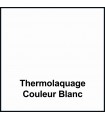 Option de thermolaquage de couleur BLANC appliqué sur votre nom de maison, votre chiffre de rue ou votre enseigne.